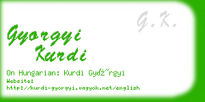 gyorgyi kurdi business card